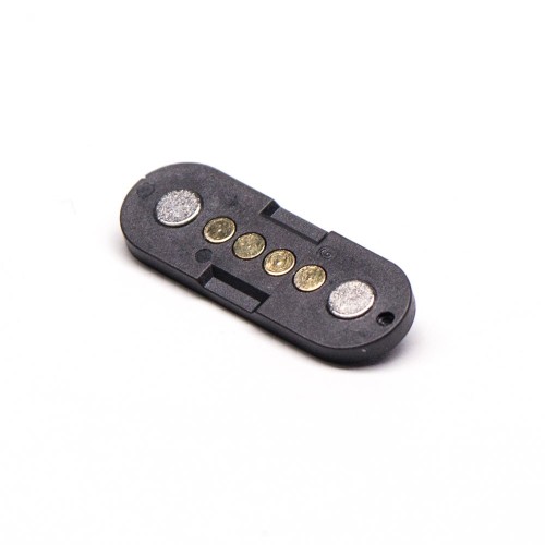 4 Pin Pogo Connector Single Row Side-mounted Brass Gold Plating 2.54MM Pitch 4 Pin Pogo Connector Single Row Side-mounted Brass Gold Plating 2.54MM Pitch