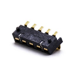 5 Pin Battery Connector 3.0H PCB Mount 2.5MM Pitch Horizontal Battery Connector