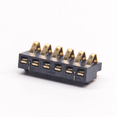 6 Pin Connector Male PH3.0 Plug PCB Mount SMD Golder Battery Connector 6 Pin Connector Male PH3.0 Plug PCB Mount SMD Golder Battery Connector