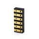 6 Pin Connectors 4.75H PCB Mount Gold Plating 4.25PH Mobile Phone Lithium Battery Connector 6 Pin Connectors 4.75H PCB Mount Gold Plating 4.25PH Mobile Phone Lithium Battery Connector