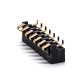 7 Pin Battery 2.5MM Pitch Gold Plating 4.0H PCB Mount Battery Contact Shrapnel 7 Pin Battery 2.5MM Pitch Gold Plating 4.0H PCB Mount Battery Contact Shrapnel