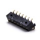 7 Pin Battery 2.5MM Pitch Gold Plating 4.0H PCB Mount Battery Contact Shrapnel 7 Pin Battery 2.5MM Pitch Gold Plating 4.0H PCB Mount Battery Contact Shrapnel