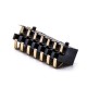 7 Pin Battery 2.5MM Pitch Gold Plating 4.0H PCB Mount Battery Contact Shrapnel 7 Pin Battery 2.5MM Pitch Gold Plating 4.0H PCB Mount Battery Contact Shrapnel