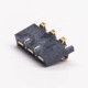 Battery Charger Connector Plug 3 Pin SMT Male Golden PCB Mount PN2.5 Battery Charger Connector Plug 3 Pin SMT Male Golden PCB Mount PN2.5
