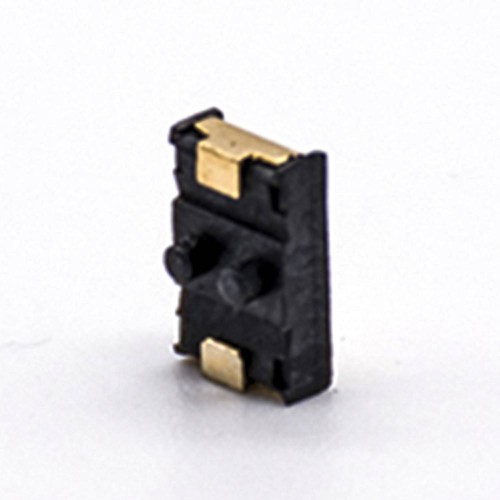 Battery Connector Head 1 Pin 1.9H SMT Gold Plating Pitch 4.0 Battery Contact Shrapnel Battery Connector Head 1 Pin 1.9H SMT Gold Plating Pitch 4.0 Battery Contact Shrapnel