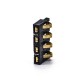 Battery Connector Head 4 Pin Gold Plating 2.5PH 3.0mm High PCB Mount Battery Contact Shrapnel Battery Connector Head 4 Pin Gold Plating 2.5PH 3.0mm High PCB Mount Battery Contact Shrapnel