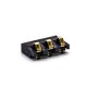 Battery Connector Mobile 2.5MM Pitch 1.7H SMT 3 Pin Gold Plating Battery Contacts Battery Connector Mobile 2.5MM Pitch 1.7H SMT 3 Pin Gold Plating Battery Contacts