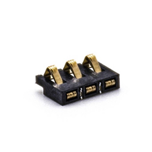 Battery Connector Mobile 2.5MM Pitch 1.7H SMT 3 Pin Gold Plating Battery Contacts Battery Connector Mobile 2.5MM Pitch 1.7H SMT 3 Pin Gold Plating Battery Contacts
