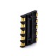 Battery Connectors 2.0PH 1.27H SMT Gold Plating 5 Pin Battery Contact Shrapnel Battery Connectors 2.0PH 1.27H SMT Gold Plating 5 Pin Battery Contact Shrapnel