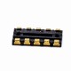 Battery Connectors 2.0PH 1.27H SMT Gold Plating 5 Pin Battery Contact Shrapnel Battery Connectors 2.0PH 1.27H SMT Gold Plating 5 Pin Battery Contact Shrapnel