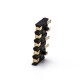 Battery Connectors 2.5MM Pitch 5 Pin Gold Plating SMT Power Supply Connection Shrapnel Battery Connectors 2.5MM Pitch 5 Pin Gold Plating SMT Power Supply Connection Shrapnel