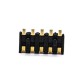 Battery Connectors 2.5MM Pitch 5 Pin Gold Plating SMT Power Supply Connection Shrapnel Battery Connectors 2.5MM Pitch 5 Pin Gold Plating SMT Power Supply Connection Shrapnel