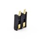Battery Holder 2 Pin 2.5MM Pitch Gold Plating SMT Mobile Phone Lithium Battery Connector Battery Holder 2 Pin 2.5MM Pitch Gold Plating SMT Mobile Phone Lithium Battery Connector