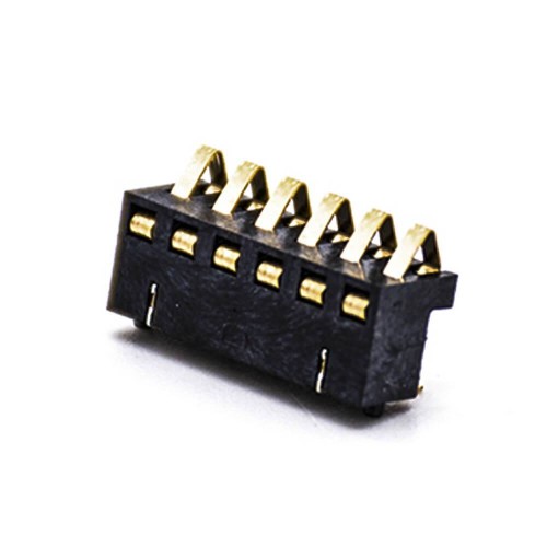 Battery Holder PCB Gold Plating 2.5PH 5.5H PCB Mount 6 Pin Horizontal Battery Connector Battery Holder PCB Gold Plating 2.5PH 5.5H PCB Mount 6 Pin Horizontal Battery Connector