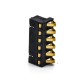 Battery Holder PCB Gold Plating 2.5PH 5.5H PCB Mount 6 Pin Horizontal Battery Connector Battery Holder PCB Gold Plating 2.5PH 5.5H PCB Mount 6 Pin Horizontal Battery Connector