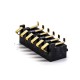 Battery Holder PCB Gold Plating 2.5PH 5.5H PCB Mount 6 Pin Horizontal Battery Connector Battery Holder PCB Gold Plating 2.5PH 5.5H PCB Mount 6 Pin Horizontal Battery Connector