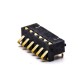 Battery Holder PCB Gold Plating 2.5PH 5.5H PCB Mount 6 Pin Horizontal Battery Connector Battery Holder PCB Gold Plating 2.5PH 5.5H PCB Mount 6 Pin Horizontal Battery Connector