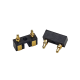 Brass Pogo Pin Connector 2 Pin 5MM Pitch Solder Multi Pin Series Flat Type Brass Pogo Pin Connector 2 Pin 5MM Pitch Solder Multi Pin Series Flat Type