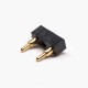 Brass Pogo Pin Connector 2 Pin 5MM Pitch Solder Multi Pin Series Flat Type Brass Pogo Pin Connector 2 Pin 5MM Pitch Solder Multi Pin Series Flat Type