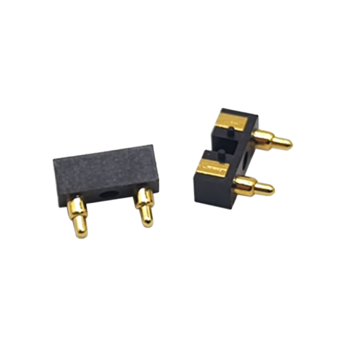 Brass Pogo Pin Connector 2 Pin 5MM Pitch Solder Multi Pin Series Flat Type Brass Pogo Pin Connector 2 Pin 5MM Pitch Solder Multi Pin Series Flat Type