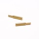 Brass Pogo Pin Connector Gold Plating Single Core Solder Shaped Series Straight G Type Brass Pogo Pin Connector Gold Plating Single Core Solder Shaped Series Straight G Type