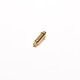 Brass Pogo Pin Connector Single Core Brass Gold Plating Solder Shaped Plug-in Type Brass Pogo Pin Connector Single Core Brass Gold Plating Solder Shaped Plug-in Type