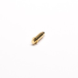 Brass Pogo Pin Connector Single Core Brass Gold Plating Solder Shaped Plug-in Type