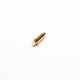 Brass Pogo Pin Connector Single Core Brass Gold Plating Solder Shaped Plug-in Type Brass Pogo Pin Connector Single Core Brass Gold Plating Solder Shaped Plug-in Type
