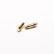 Brass Pogo Pin Connector Single Core Brass Gold Plating Solder Shaped Plug-in Type Brass Pogo Pin Connector Single Core Brass Gold Plating Solder Shaped Plug-in Type