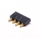 High Density Pogo Pin Connector Multi Pin Series Flat Solder 4 Pin Brass 2.5MM High Density Pogo Pin Connector Multi Pin Series Flat Solder 4 Pin Brass 2.5MM