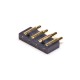 High Density Pogo Pin Connector Multi Pin Series Flat Solder 4 Pin Brass 2.5MM High Density Pogo Pin Connector Multi Pin Series Flat Solder 4 Pin Brass 2.5MM