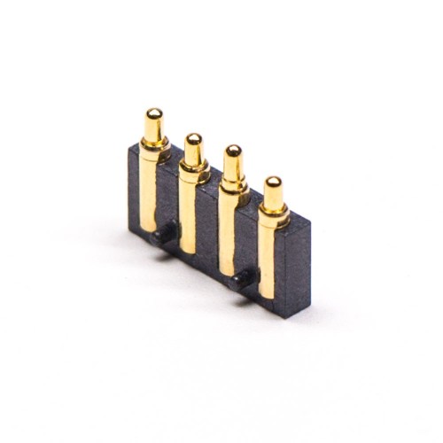 High Density Pogo Pin Connector Multi Pin Series Flat Solder 4 Pin Brass 2.5MM High Density Pogo Pin Connector Multi Pin Series Flat Solder 4 Pin Brass 2.5MM