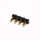 Male Pogo Pin Connector Single Row Multi Pin Series T Type Brass 4 Pin 3MM Pitch Male Pogo Pin Connector Single Row Multi Pin Series T Type Brass 4 Pin 3MM Pitch