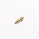 Pogo Pin Assembly Floating Installation Straight Double Head Brass Gold Plating Pogo Pin Assembly Floating Installation Straight Double Head Brass Gold Plating