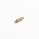 Pogo Pin Assembly Floating Installation Straight Double Head Brass Gold Plating Pogo Pin Assembly Floating Installation Straight Double Head Brass Gold Plating
