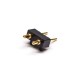Pogo Pin Battery Connector 2 Pin Single Row Plug-in Type 3.5MM Pitch Insert Welding