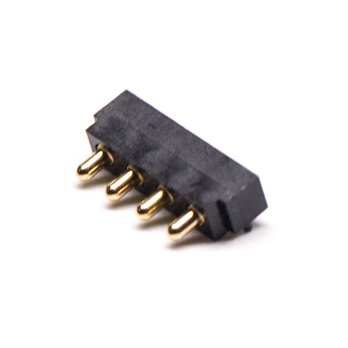 Pogo Pin Battery Connector Brass Multi Pin Series Flat Type 4 Pin 2.5MM Pitch Solder Pogo Pin Battery Connector Brass Multi Pin Series Flat Type 4 Pin 2.5MM Pitch Solder