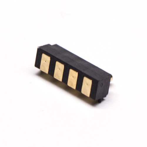 Pogo Pin Battery Connector Brass Multi Pin Series Flat Type 4 Pin 2.5MM Pitch Solder Pogo Pin Battery Connector Brass Multi Pin Series Flat Type 4 Pin 2.5MM Pitch Solder