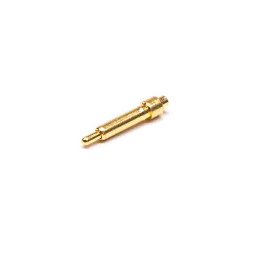 Pogo Pin Connector Brass Single Core Shaped Plug-in Type Solder Gold Plating Straight Pogo Pin Connector Brass Single Core Shaped Plug-in Type Solder Gold Plating Straight