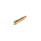 Pogo Pin Connector Brass Single Core Shaped Plug-in Type Solder Gold Plating Straight Pogo Pin Connector Brass Single Core Shaped Plug-in Type Solder Gold Plating Straight