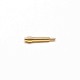 Pogo Pin Connector Brass Single Core Shaped Plug-in Type Solder Gold Plating Straight Pogo Pin Connector Brass Single Core Shaped Plug-in Type Solder Gold Plating Straight
