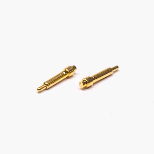 Pogo Pin Connector Brass Single Core Shaped Plug-in Type Solder Gold Plating Straight Pogo Pin Connector Brass Single Core Shaped Plug-in Type Solder Gold Plating Straight