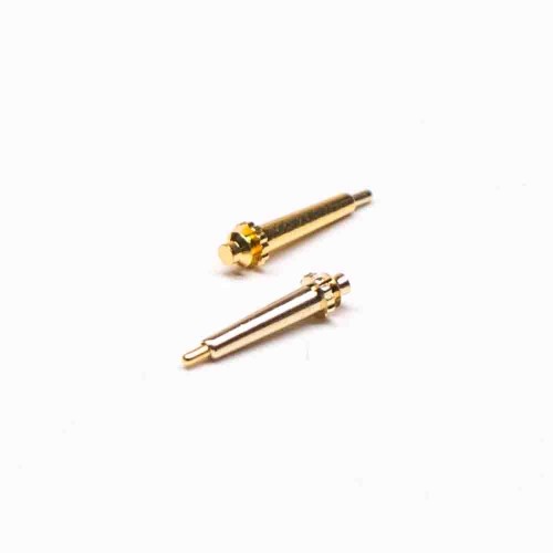 Pogo Pin Connector Brass Single Core Shaped Plug-in Type Solder Gold Plating Straight Pogo Pin Connector Brass Single Core Shaped Plug-in Type Solder Gold Plating Straight