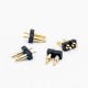 Pogo Pin Connectors Plug-in Gold Plating Brass 2 Pin Solder Shaped Series Pogo Pin Connectors Plug-in Gold Plating Brass 2 Pin Solder Shaped Series