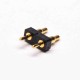 Pogo Pin Connectors Plug-in Gold Plating Brass 2 Pin Solder Shaped Series Pogo Pin Connectors Plug-in Gold Plating Brass 2 Pin Solder Shaped Series