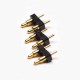 Pogo Pin Connectors Plug-in Gold Plating Brass 2 Pin Solder Shaped Series Pogo Pin Connectors Plug-in Gold Plating Brass 2 Pin Solder Shaped Series