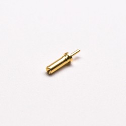 Pogo Pin Gold Plated Shaped Series T Type Brass Straight Solder Single Core