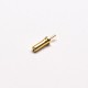 Pogo Pin Gold Plated Shaped Series T Type Brass Straight Solder Single Core Pogo Pin Gold Plated Shaped Series T Type Brass Straight Solder Single Core