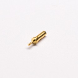 Pogo Pin Gold Plated Shaped Series T Type Brass Straight Solder Single Core