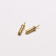 Pogo Pin Gold Plated Shaped Series T Type Brass Straight Solder Single Core Pogo Pin Gold Plated Shaped Series T Type Brass Straight Solder Single Core